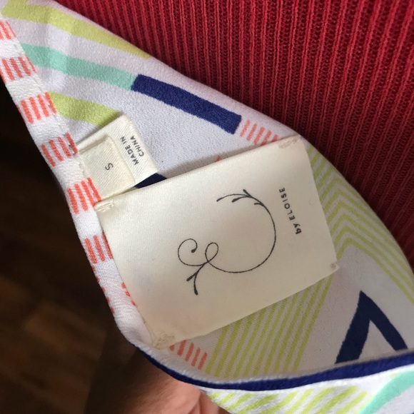 ANTHROPOLOGIE Eloise Geometric Print Cami - Picture 5 of 5